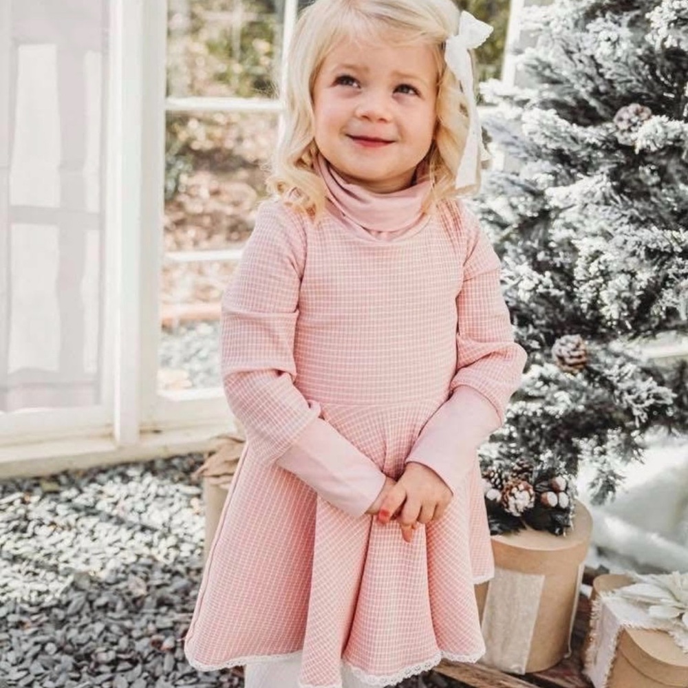 Love & Grow Pink Clara Dress 4T